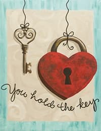 You Hold the Key Painting Class: Family-Friendly Art Workshop in Woodbury, MN photo 1