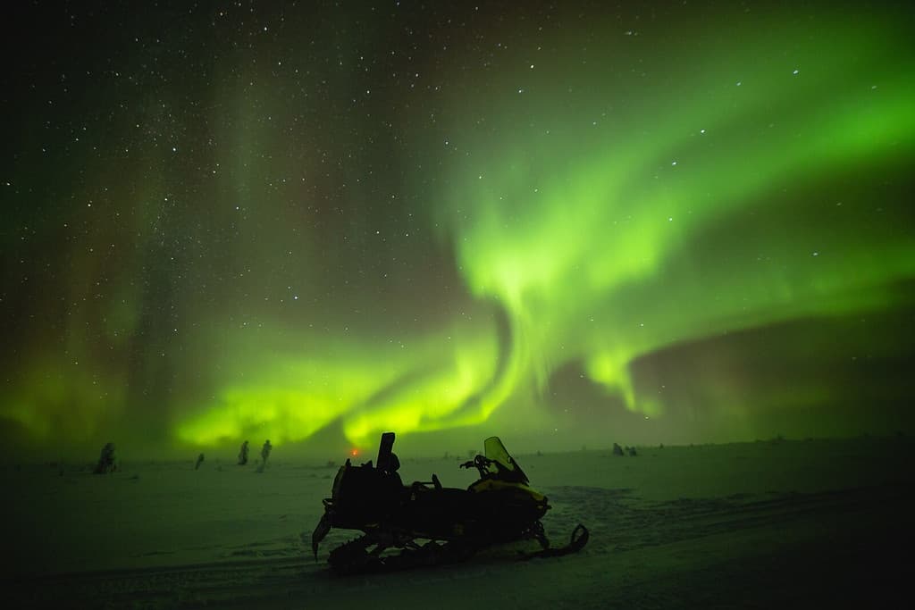 Winter Wilderness & Aurora Viewing at Aurora Hunting by Snowmobile
