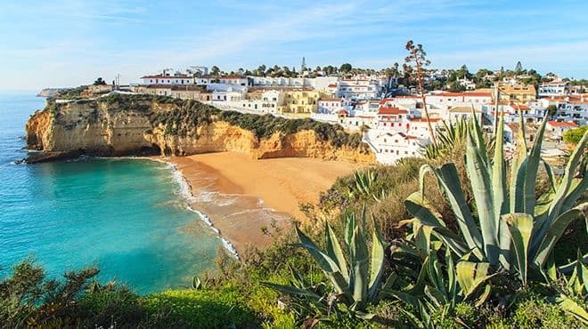 Explore Algarve’s Coastal Wonders and Medieval Heritage: Carvoeiro & Silves Half Day Tour