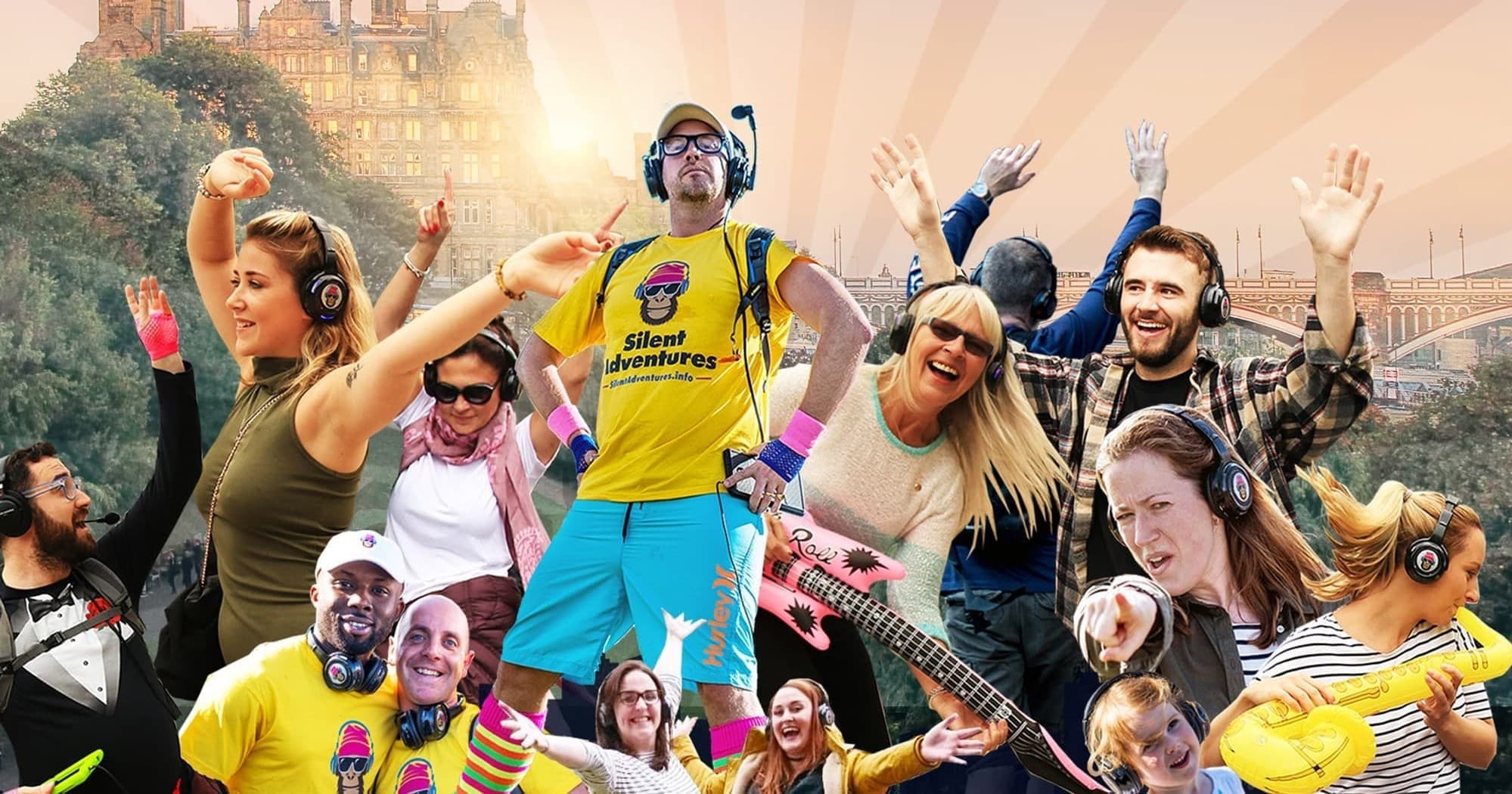 Silent Disco Adventure with Silent Adventures in Edinburgh