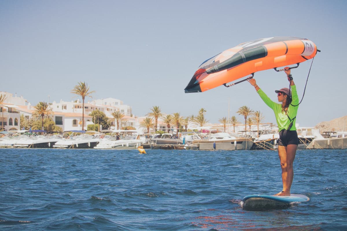 Water-Activities: Wind Fornells Beginner Wing Foil Experience