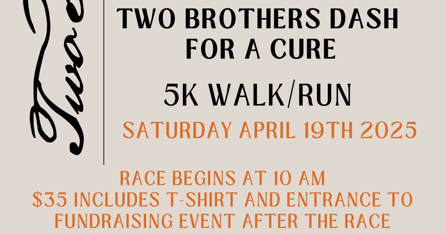 Two Brothers Dash for a Cure 5K at Two Silo Winery, MN
