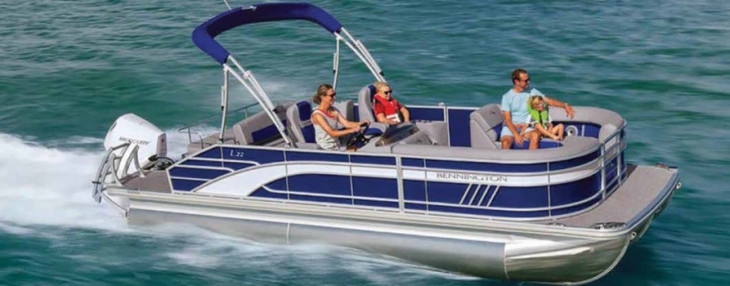 Cruise the Coldwater Chain: Rent a 21' Bennington Pontoon on Coldwater & Marble Lakes