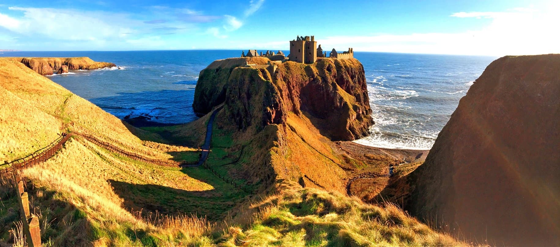 Cliffside Adventure at Dunnottar Castle in Scotland