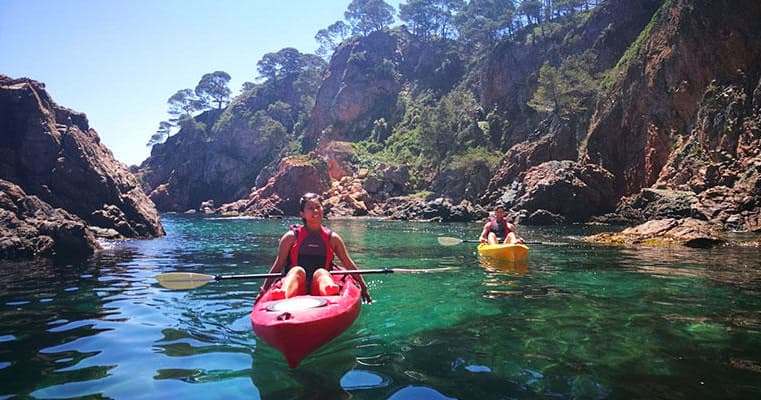 Sea Kayaking & Coves Tour with Spanish Trails in Costa Brava