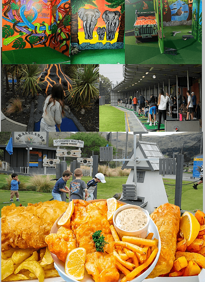 Family Fun & Dining at Ferrymead Golf's Jungle & Volcano Courses