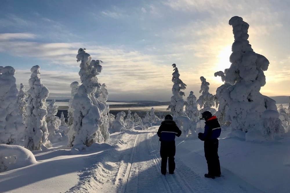 Snowmobile Adventure in Saariselkä with Polar Creek