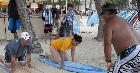 Water Activities: Semi-Private Surf Lessons at Star Beachboys