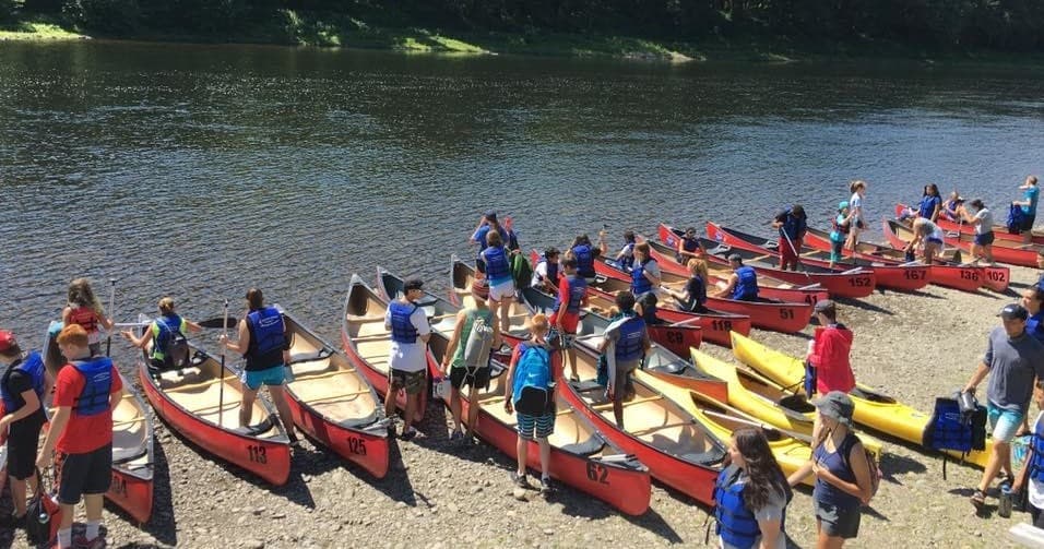 2-Day Canoe Trip with Adventure Sports: Eshback to Smithfield Beach