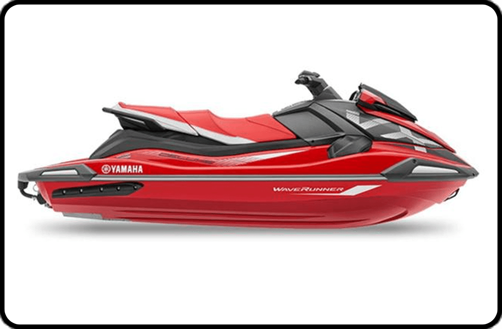 Water Activities: Red VX Deluxe Jetski at Minocqua Powersport Rental