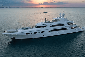 Luxury Watersports Charter on 166ft Trinity: Jet Skis, Seabobs & Floating Aquabanas in Bay Harbor Islands