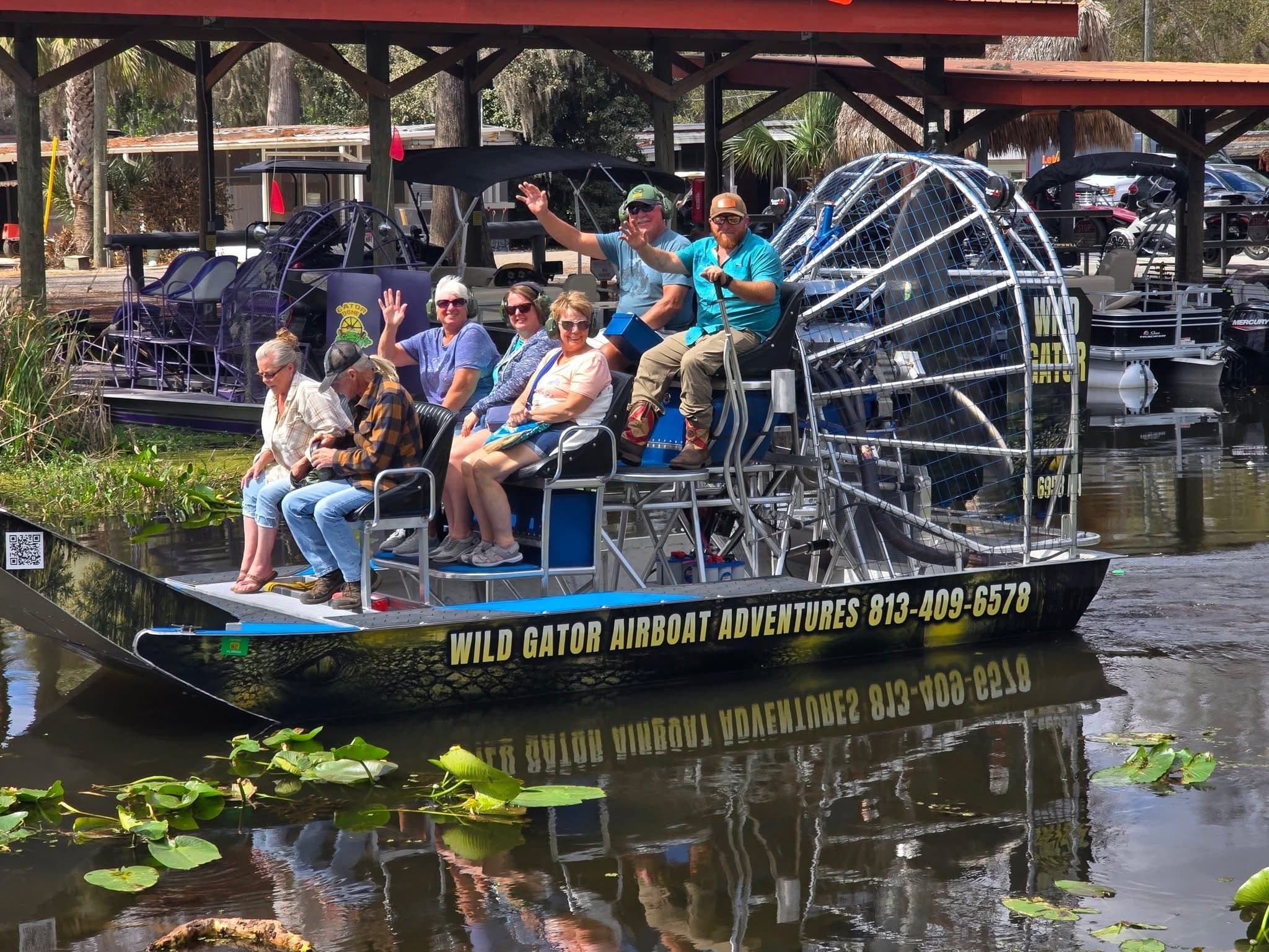 Wild Gator Airboat Adventures fleet