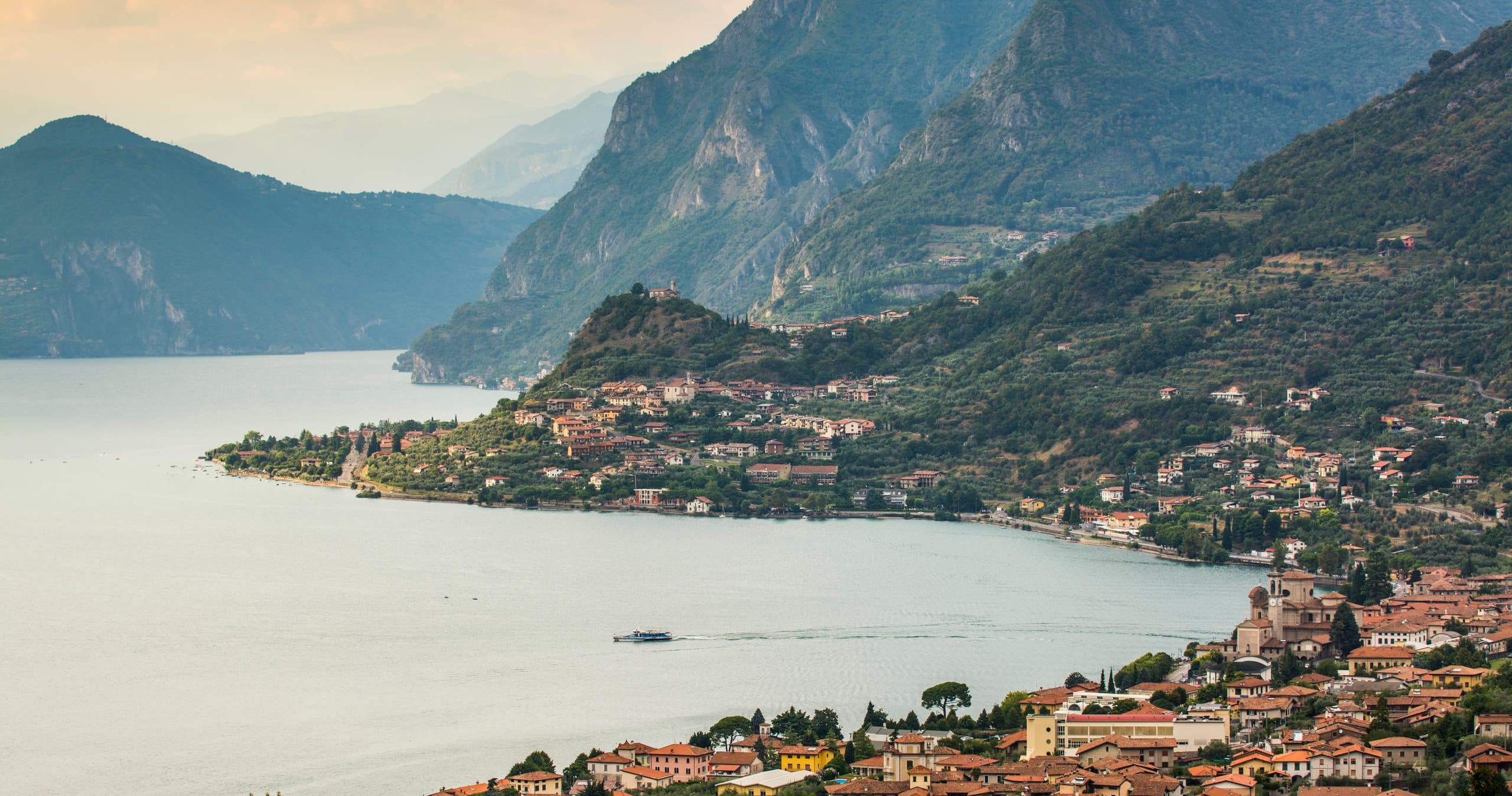 Water Activities: Da Castro Navigating Lake Iseo