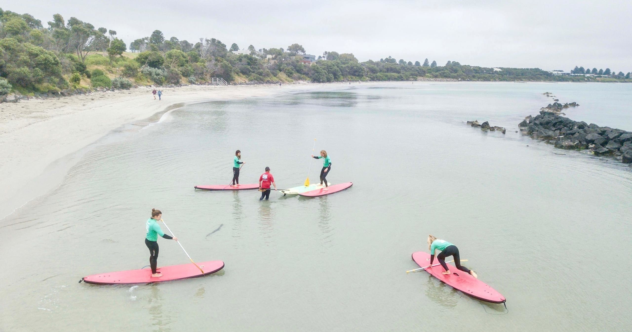 Stand Up Paddleboard Hire at Port Fairy by Go Surf School