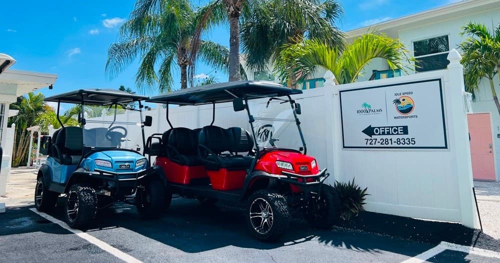 6-Passenger Premium Lifted Golf Cart Rental in Clearwater, FL