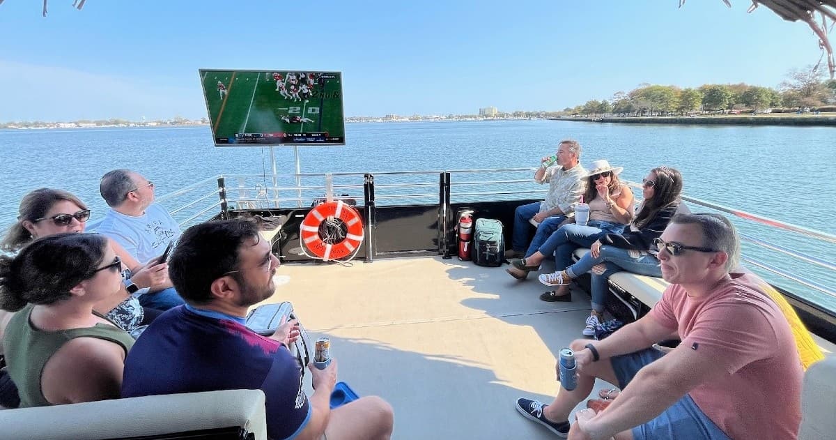 NFL Gameday Cruise With Belmar Tiki Boat