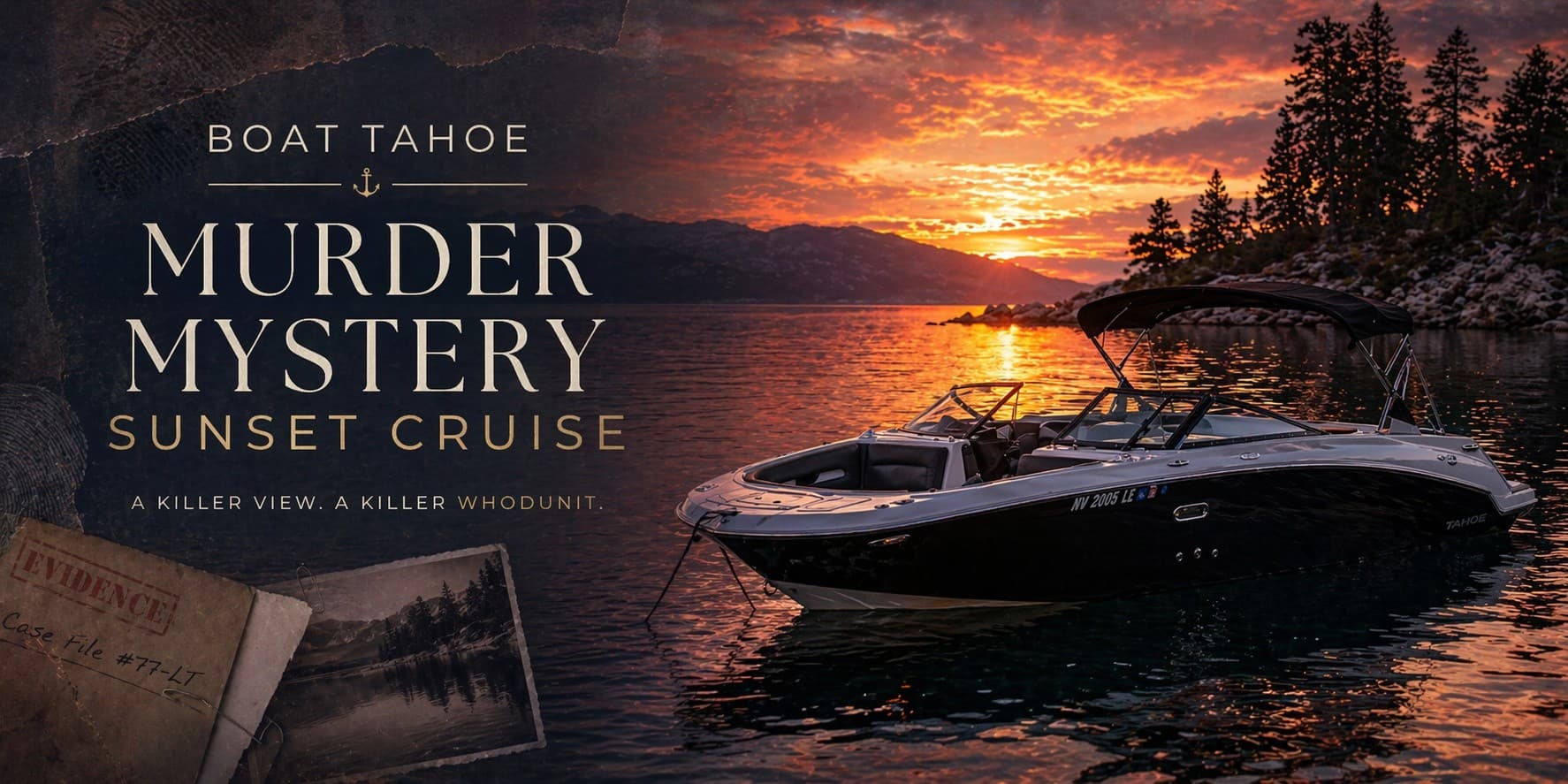 Solve a 1959 Murder on a Lake Tahoe Sunset Cruise