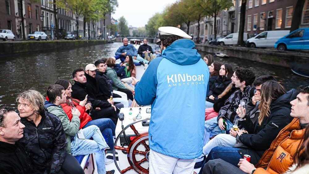 Amsterdam Canal Cruise with KINboat from Anne Frank House