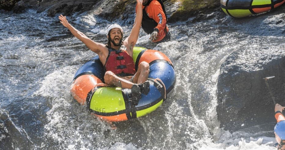 One Day Adventure Pass: Zipline, Tubing, Rappelling & Hot Springs near Liberia, Costa Rica