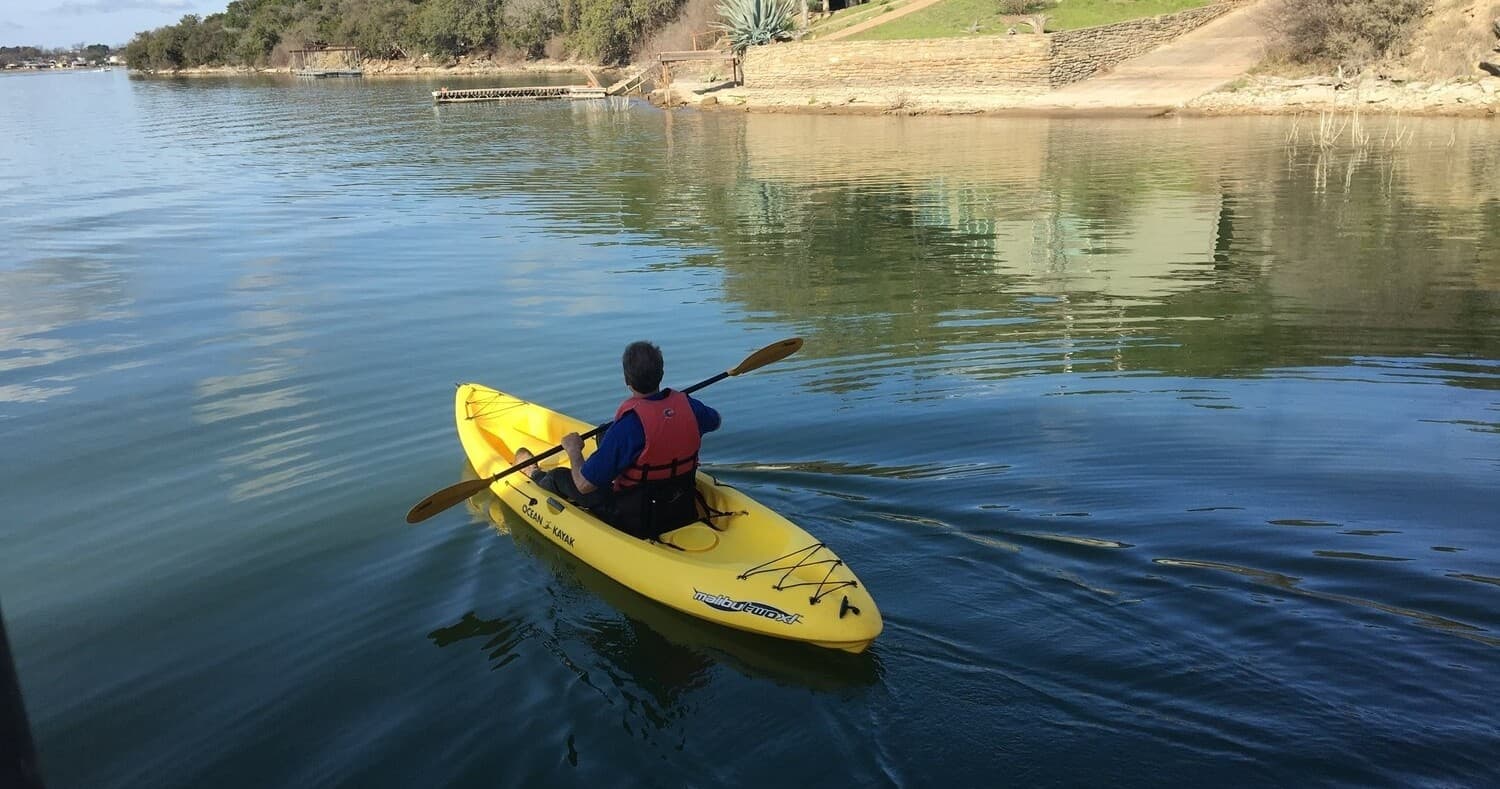 Two Hour Kayak Rentals at Lake Buchanan, Texas