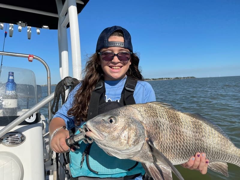 Full-Day Galveston Bay Fishing Charter with Capt. Rafael - Trout & Redfish from San Leon