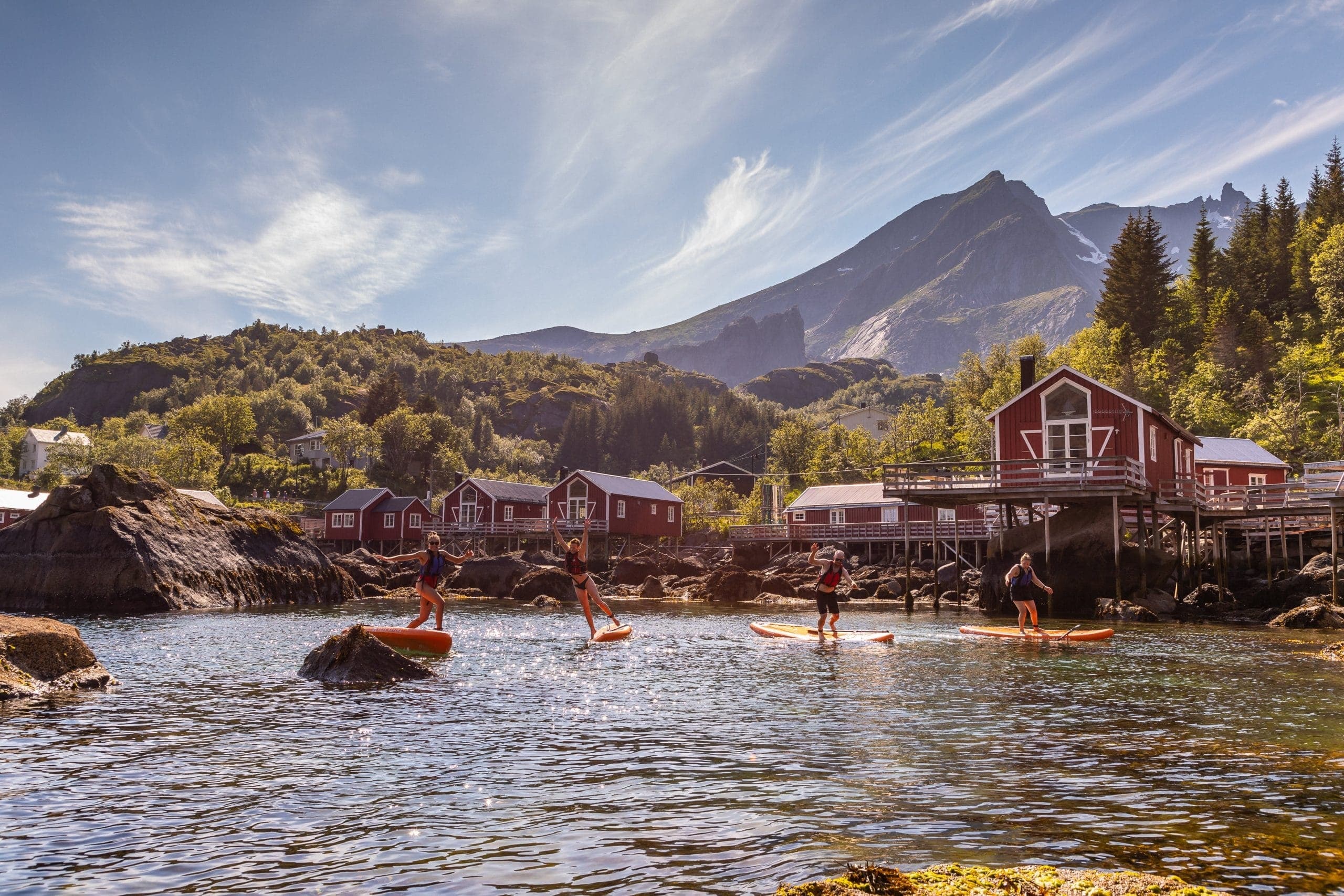 Water Activities at Nusfjord Village & Resort: SUP Adventure