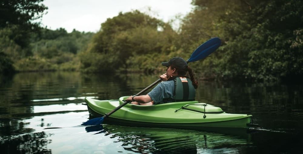 Kayak Rentals at Memorial Beach Boathouse on Lake Massapoag