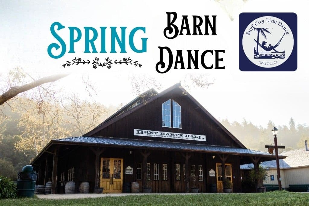 Spring Barn Line Dance Party in Felton, California