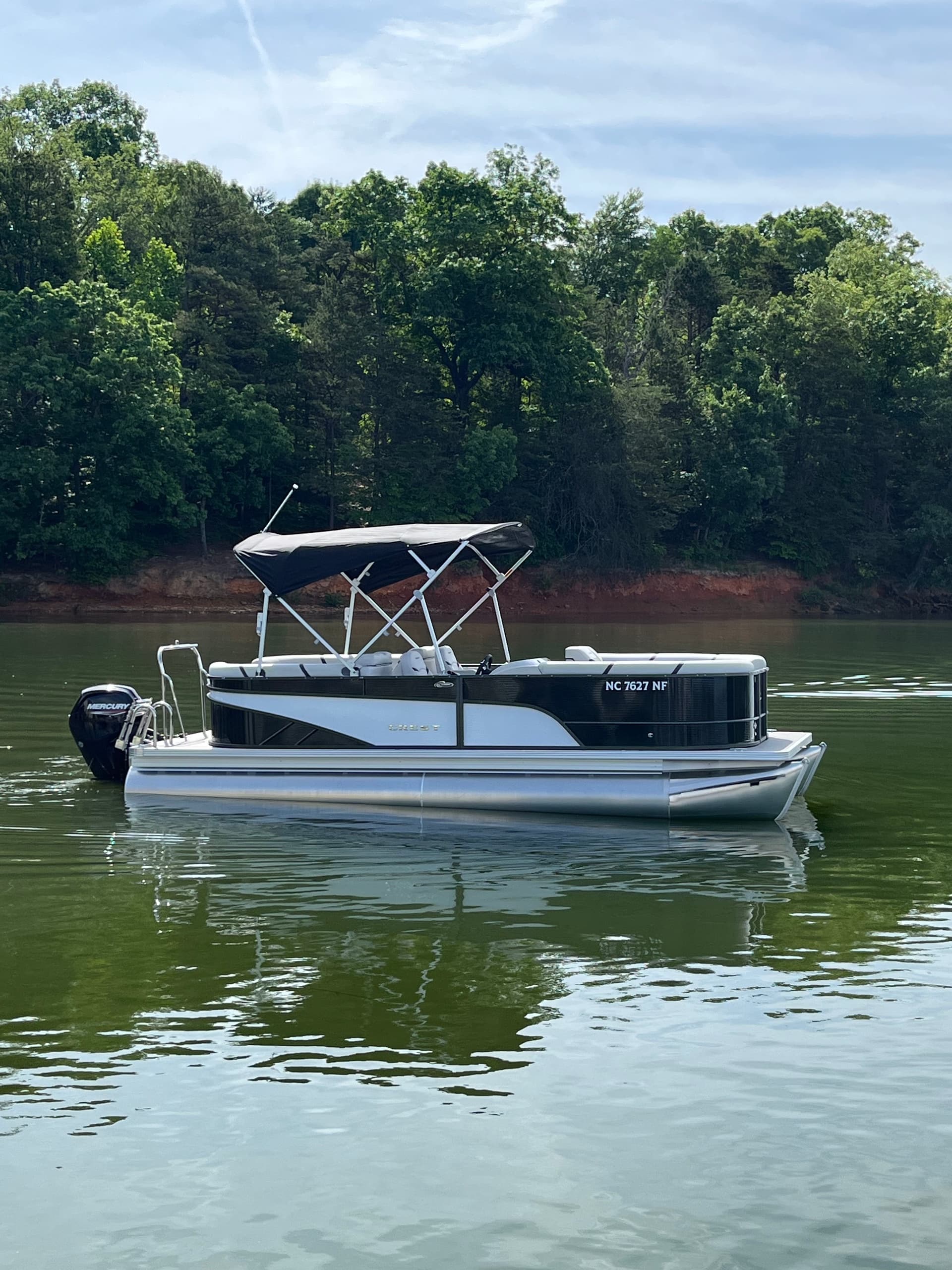Relax & Explore on Domino Pontoon in Hickory, NC