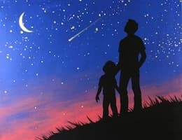 Paint the Night: Star Gazing Guided Canvas Class in Woodbury, MN