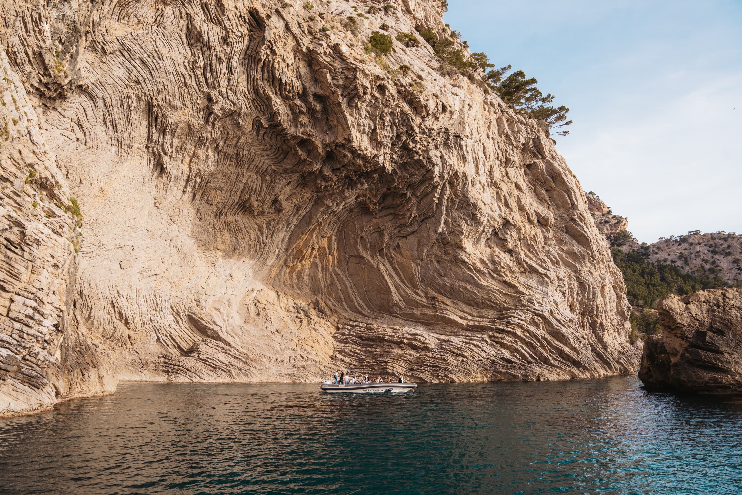 Speedboat to Coll Baix Beach and Sea Cave — Alcudia Coastal Snorkel & Ride photo 1