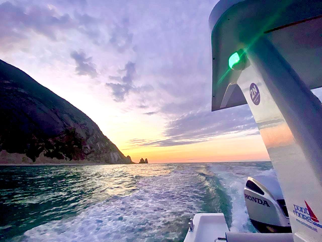 Sunset Boat Trip with Conero d'Amare in Barca in Numana