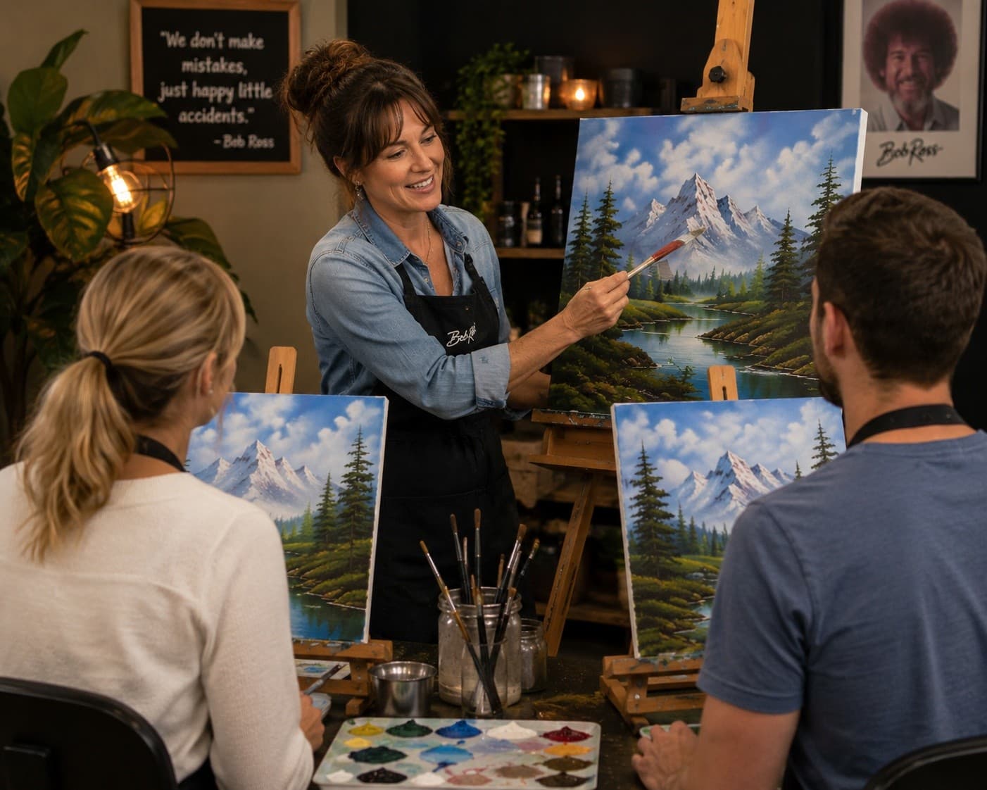Bob Ross© Private Session: Create a Happy Painting on Stetson Drive