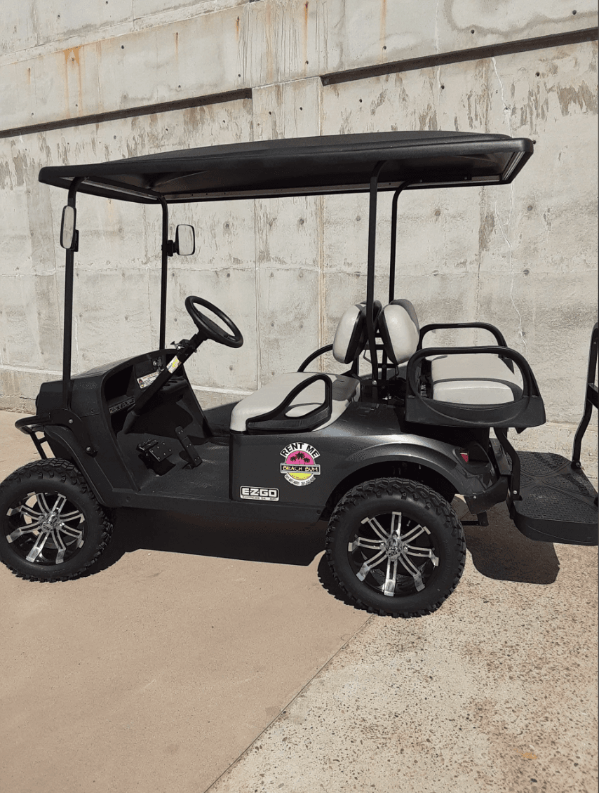 Explore Texas Beaches with 4 Seaters Golf Cart Rentals