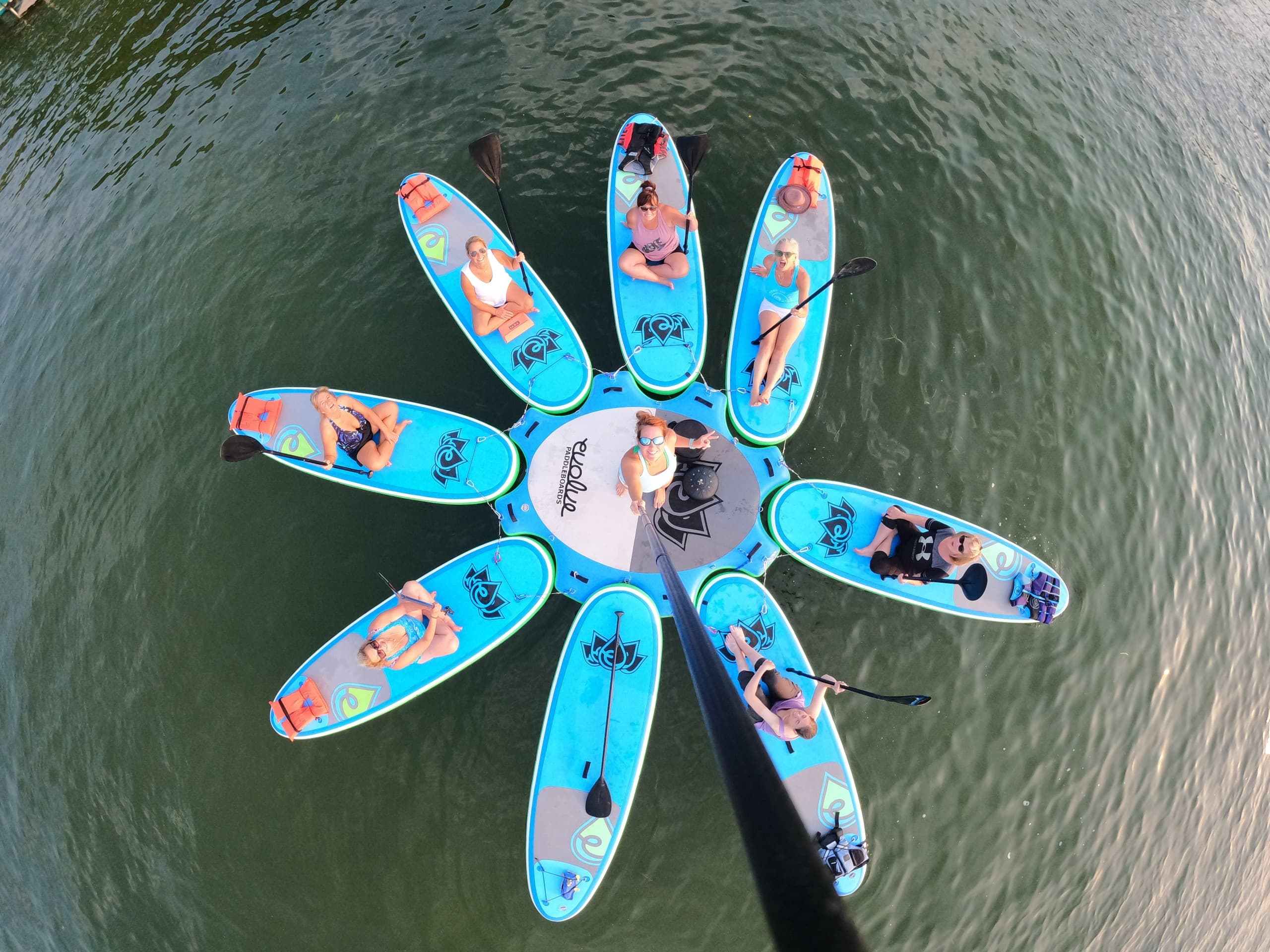 Dockside SUP Yoga on Sylvan Lake - 1.5-Hour Anchored Paddleboard Class