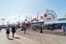 Coney Island Beach & Luna Park Rides Adventure