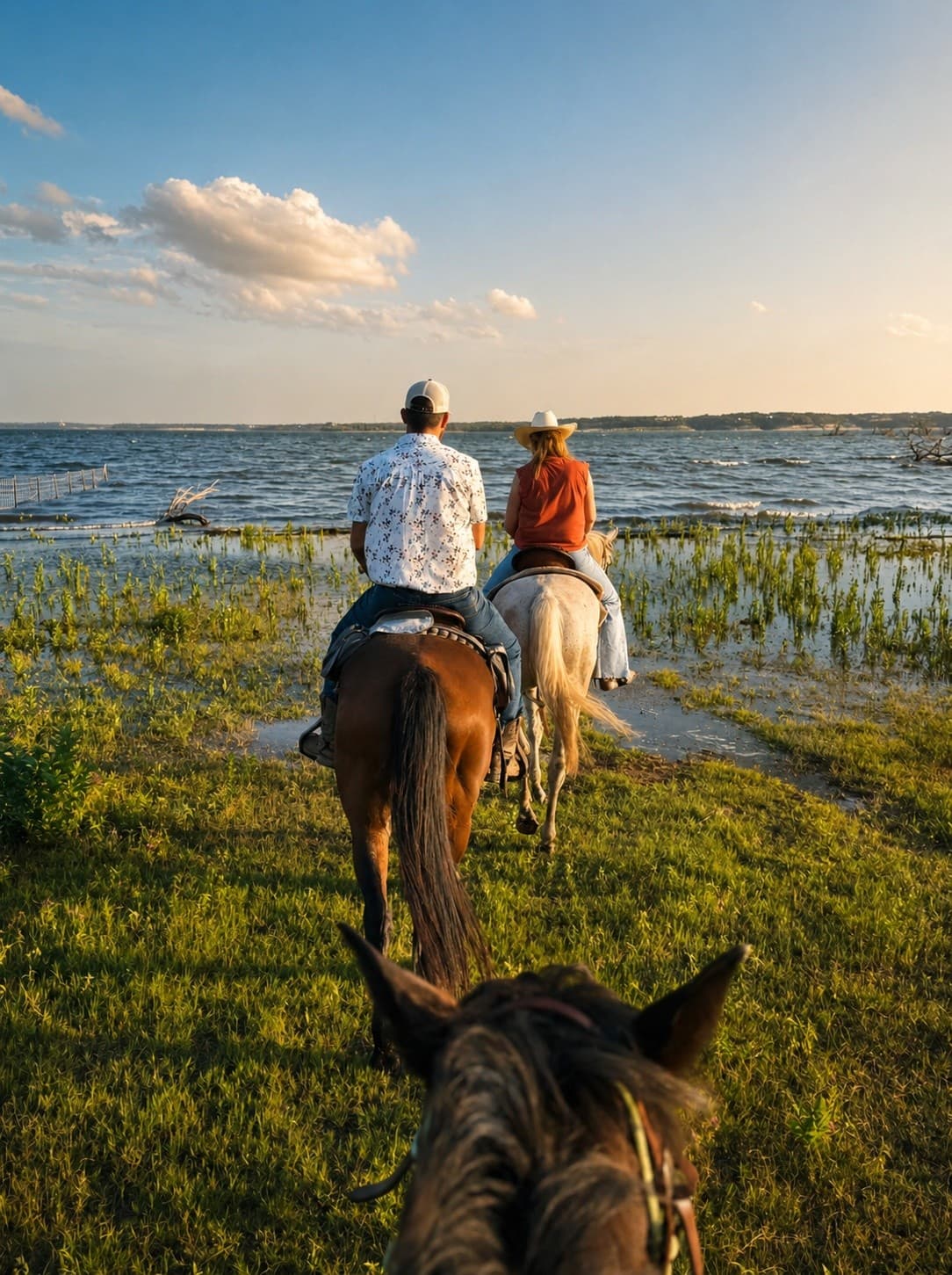 Lake Whitney Horseback Trail Ride Through McCown Valley Park