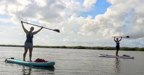 Discover Tranquility: Paddleboard Yoga Tours on Tybee Island, Georgia