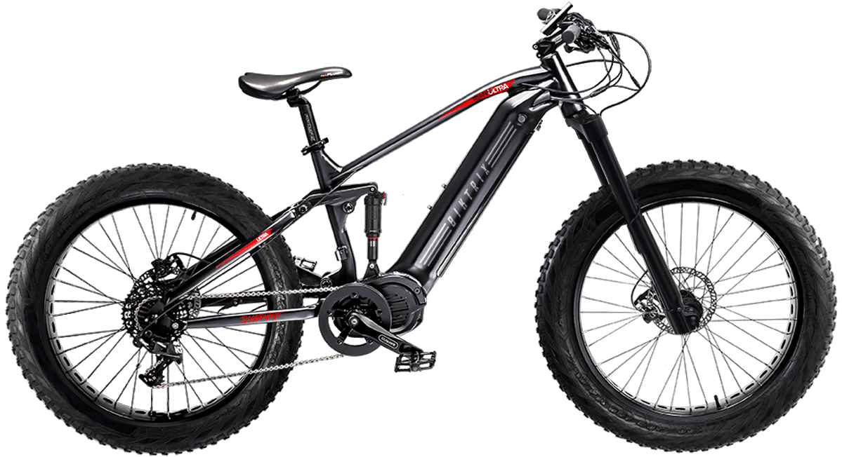 Black electric mountain bike for Zion National Park rentals