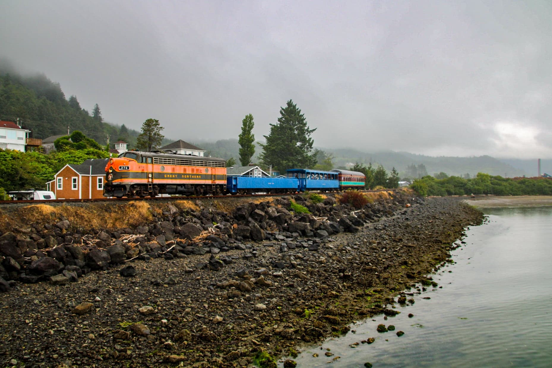 Spring Break Train Adventure in Garibaldi, Oregon