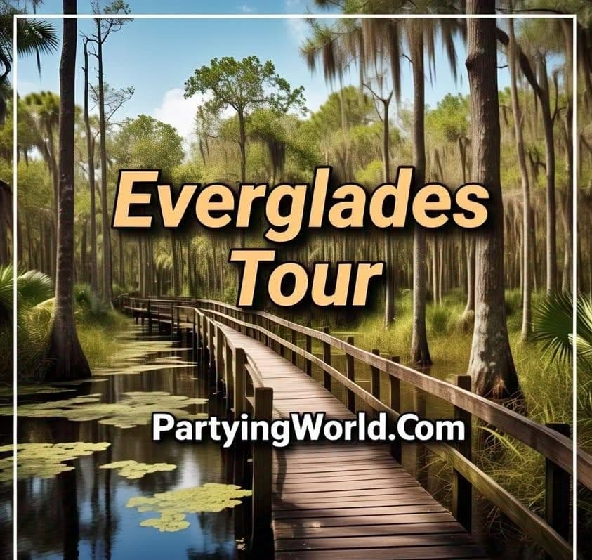 Miami Beach & Florida Everglades: Partying World’s Authentic Airboat Tour