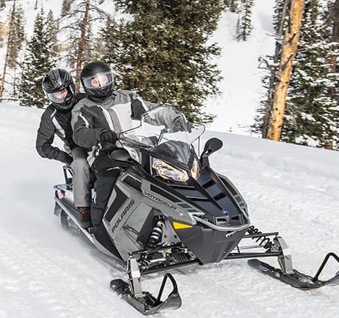 Snowmobile Rentals in Indian River: Two-Passenger Snowmobile Adventure in Northern Michigan