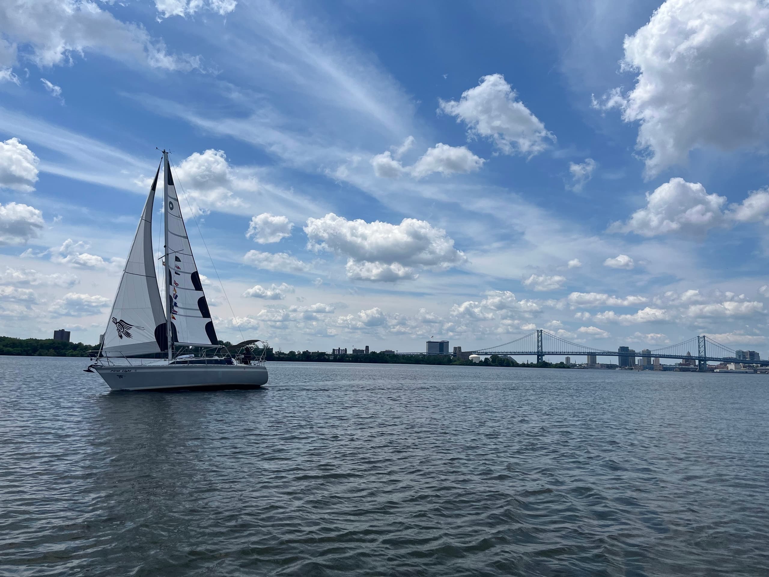 Private Day Sail on the Delaware River — 90-Minute Wind-Driven Cruise from Penn's Landing