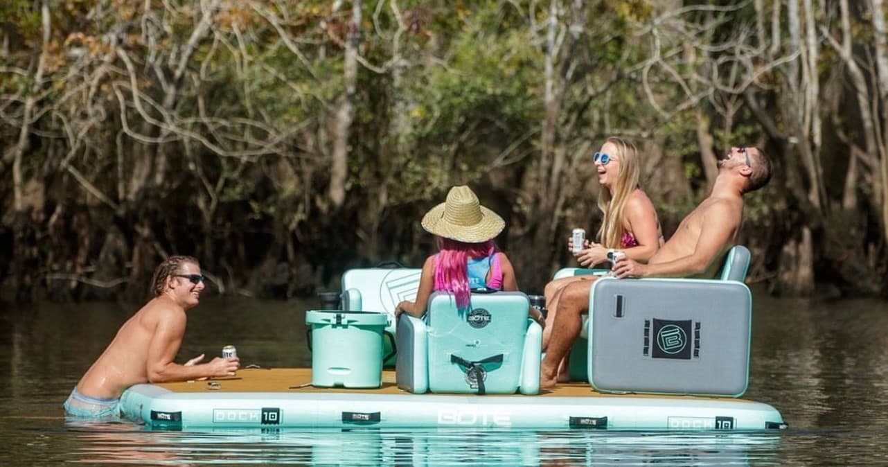 Floating Island Hangout in Eureka Springs, Arkansas