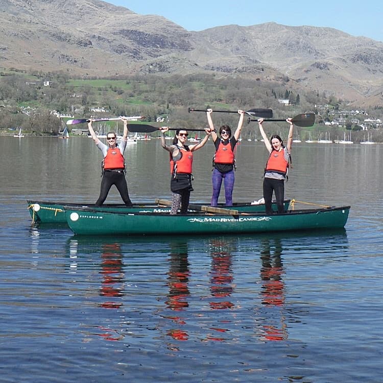 Water-Activities & Adventure 21: Rafted Canoeing on Scenic Waters
