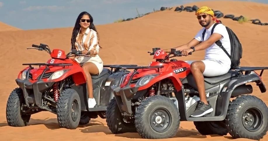 Desert Quad Bike Tour with Raptor Tours and Safari