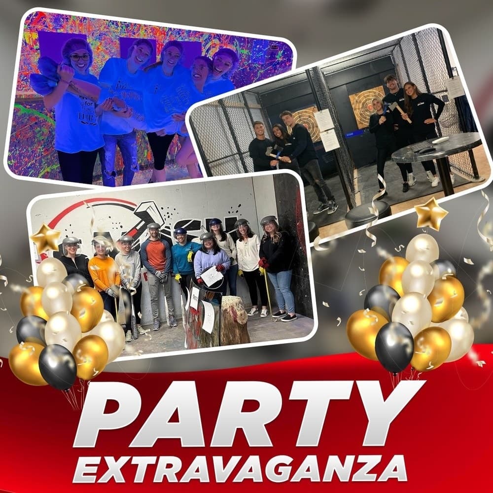 Smash, Splatter, and Throw: Private 3.5-Hour Party for Groups