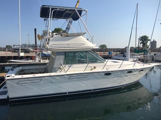 Full-Day Fishing Charter on Lake Michigan: 35' Tiara Private Trip from Manistee
