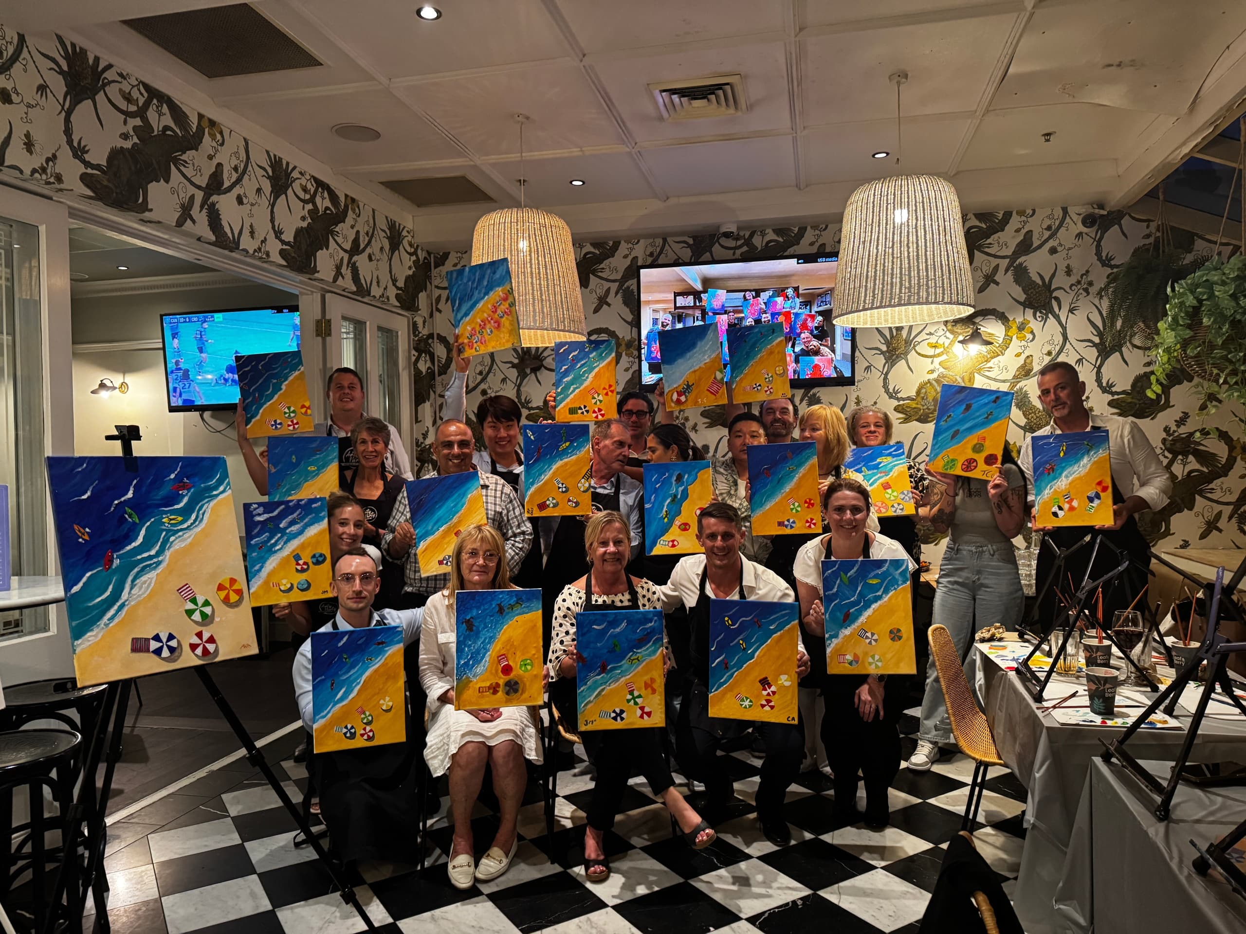Creative Team Bonding with Arty Party Sydney