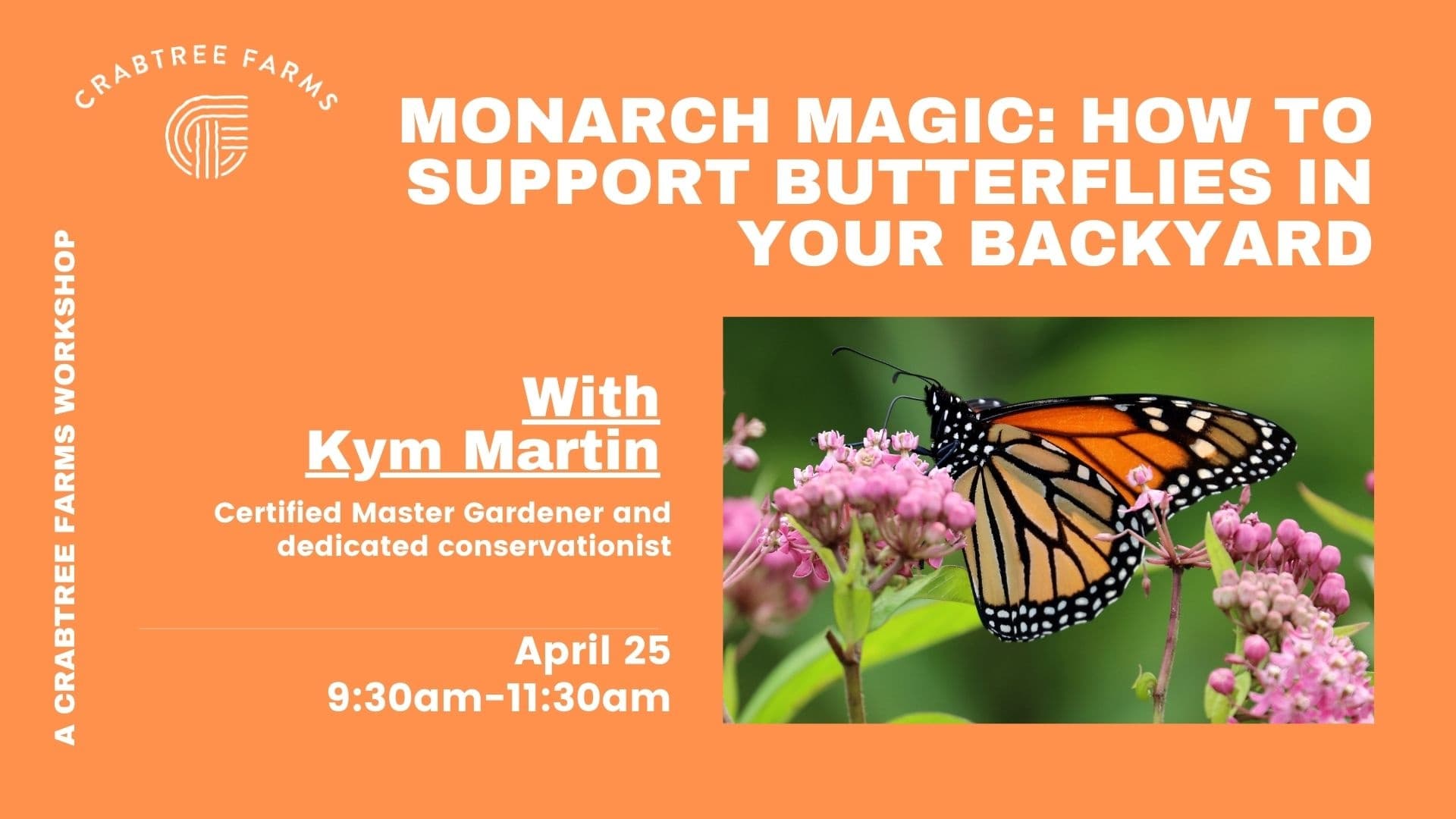 Monarch Magic: Milkweed Workshop at Crabtree Farms in Chattanooga
